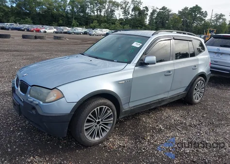 2004 BMW X3 3.0I из США, поврежденный, VIN WBXPA93464WA62817